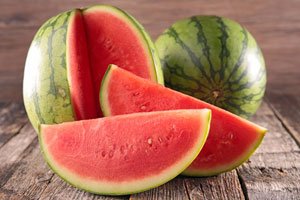 Wassermelone wirkt entwässernd.