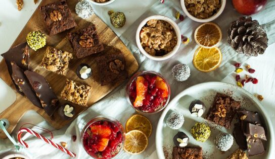 Vegane Desserts zu Weihnachten ohne raffinierten Zucker